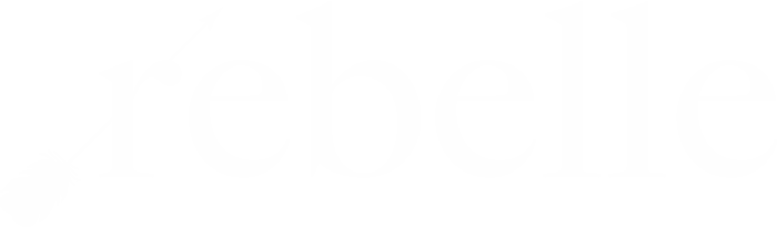 Rebelle Logo White